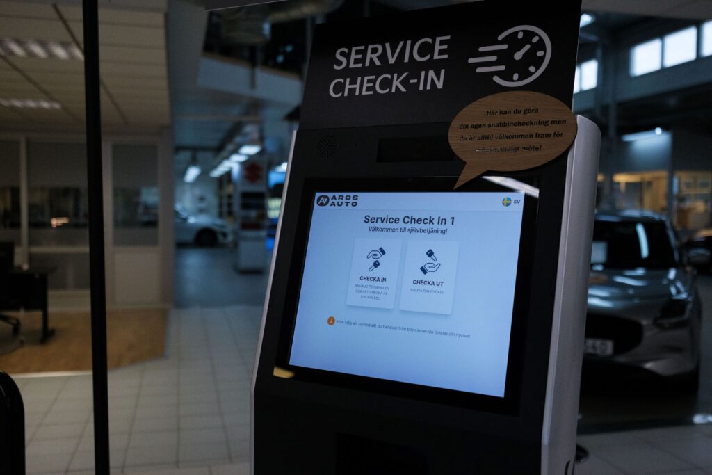 Självbetjäning Check-in Enköping
