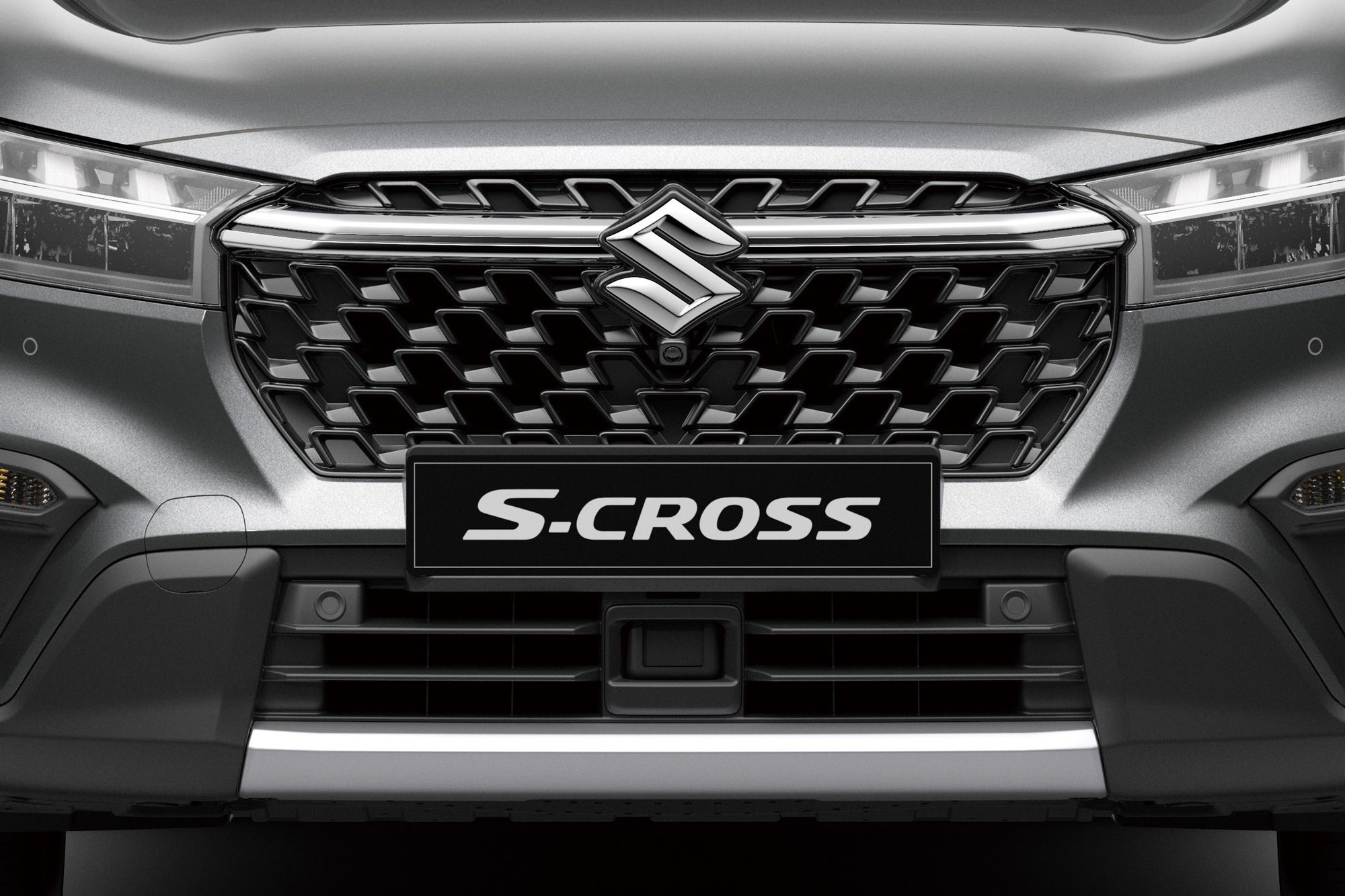 Närbild på Suzuki S-cross