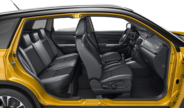 Interiör på Suzuki Vitara