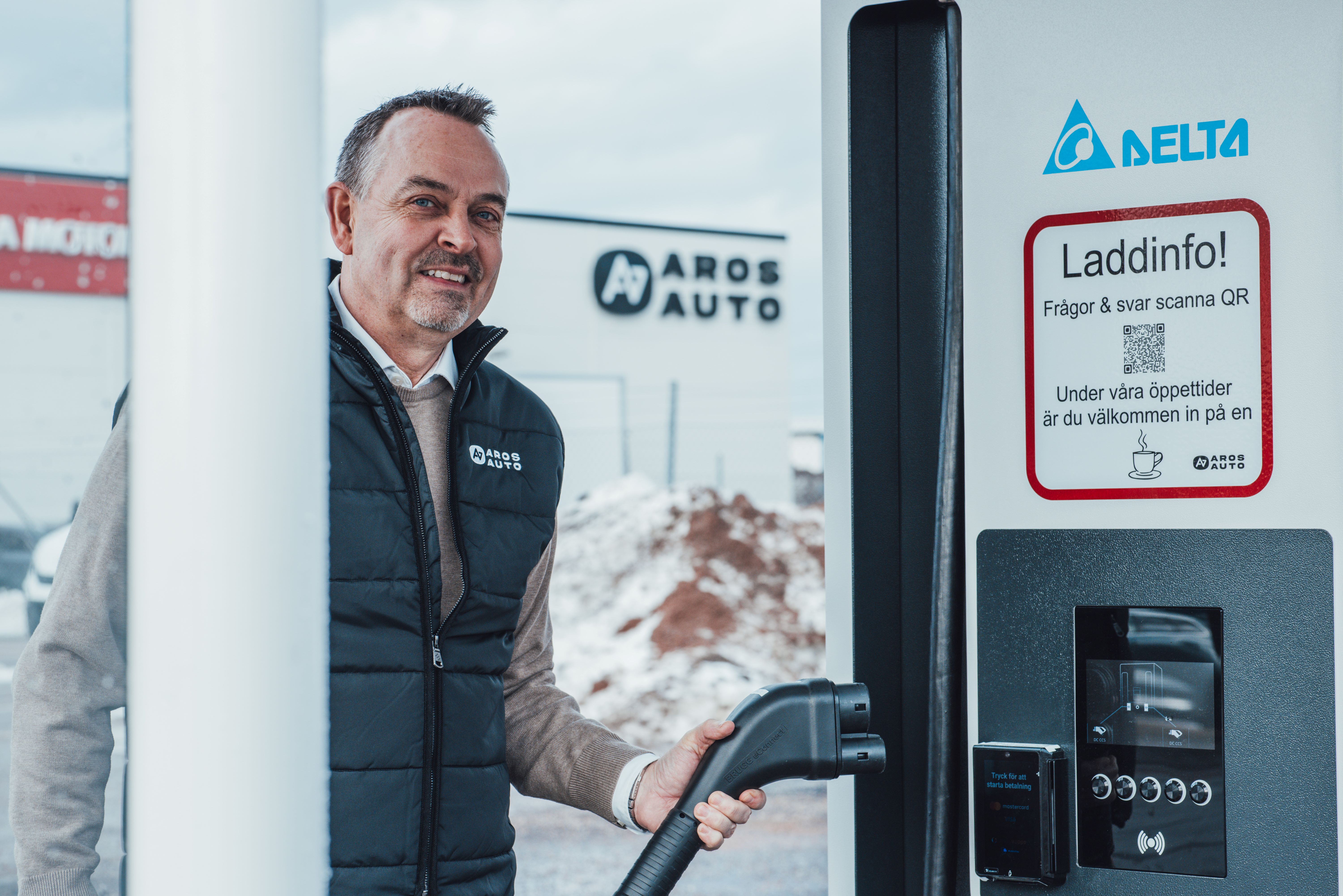 Bengt vid laddstationen