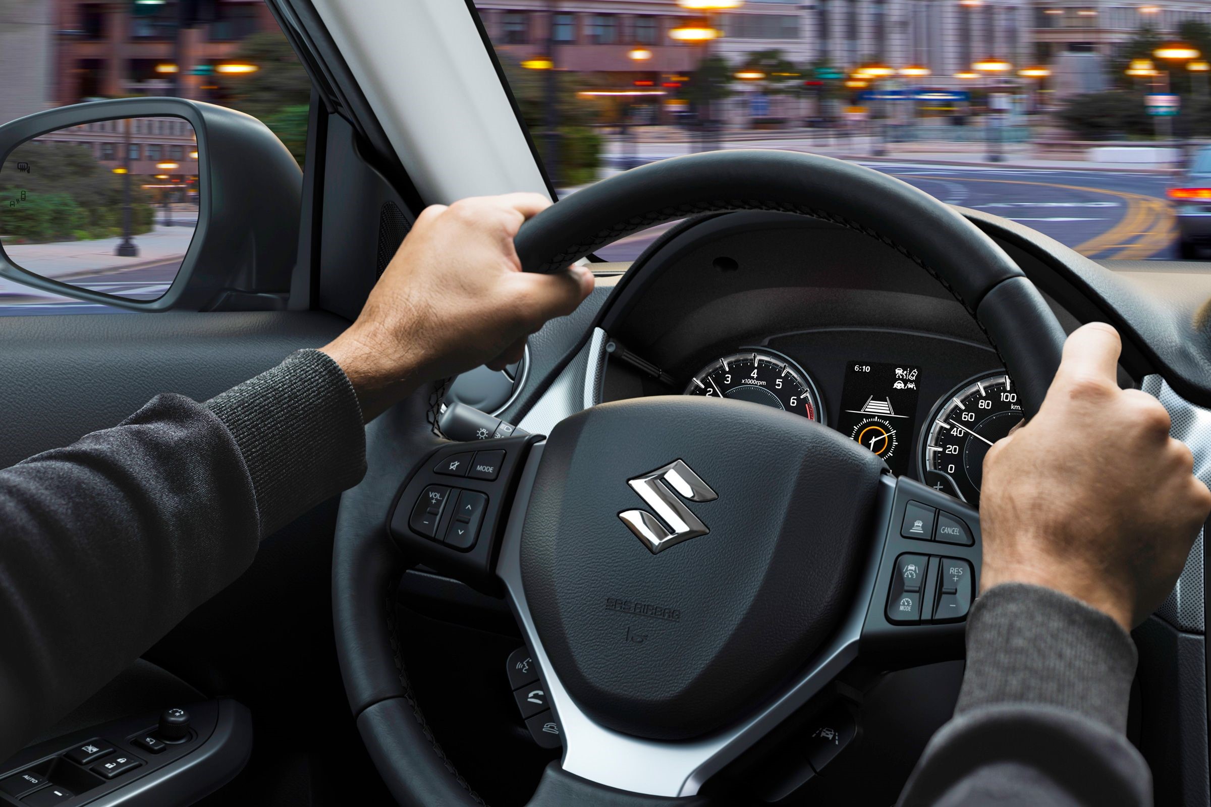 Interiör på Suzuki Vitara