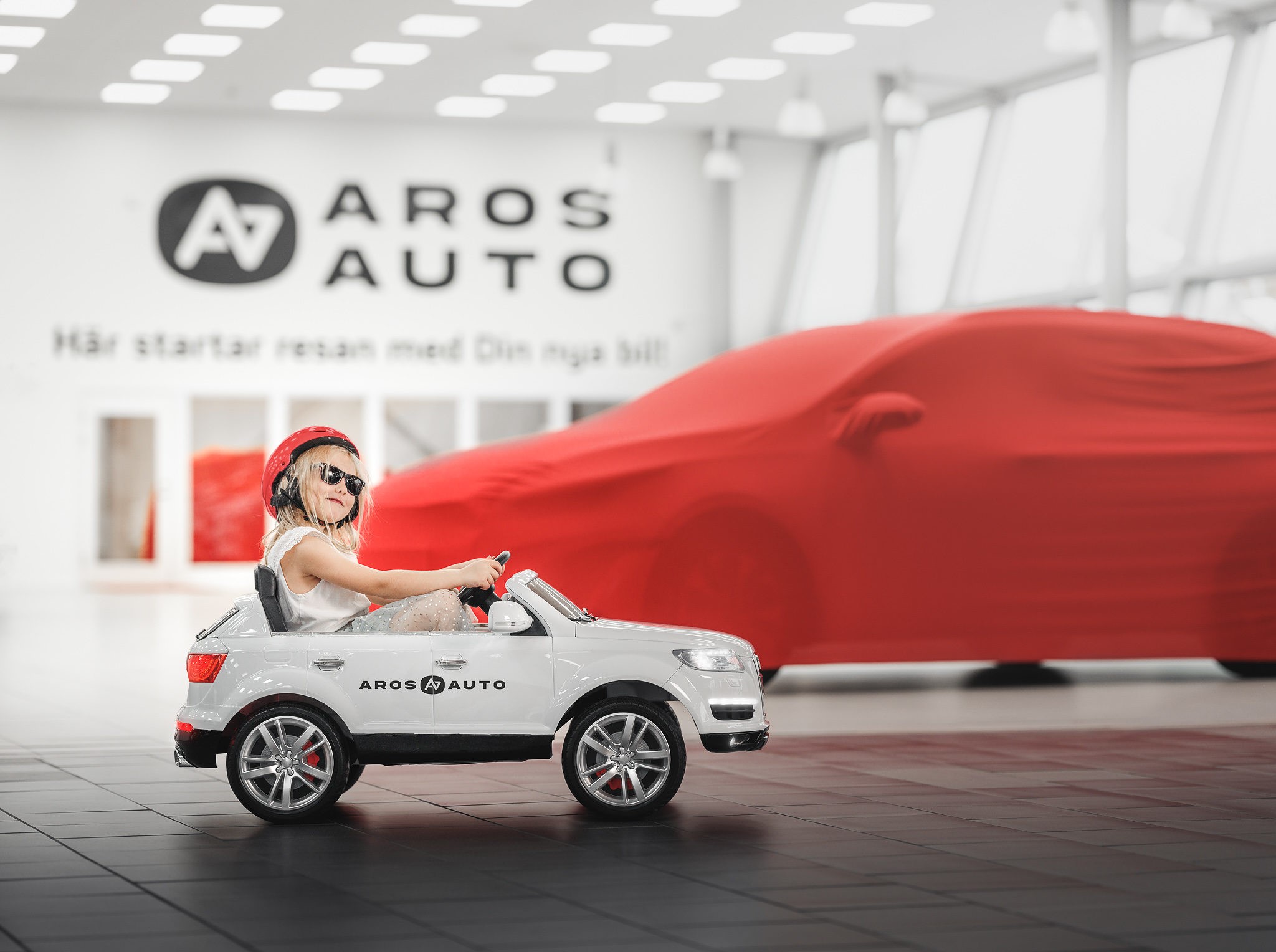 Barn i bil Aros Auto